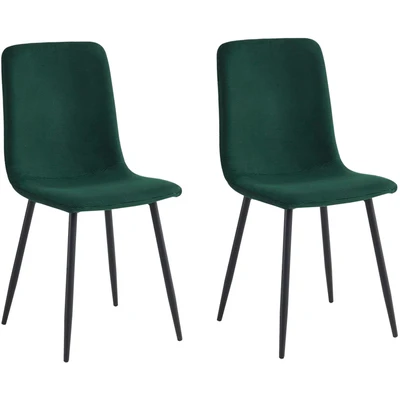 Abbildung von HELA 4 Fußstuhl &quot;LEIPZIG&quot;, (Set), 2 St., Microfaser Cord, Fuß,Rundrohrgestell konisch,Cordoptik,Sitzschale gespolstert