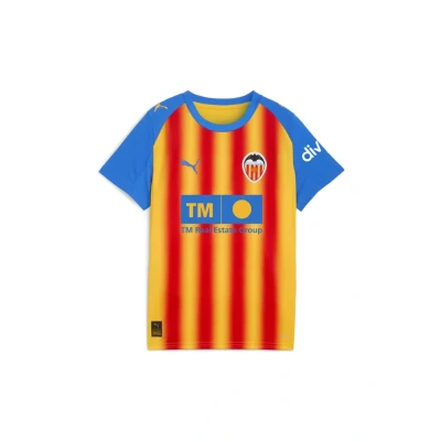 Abbildung von Puma Valencia CF 25/26 Ausweichtrikot Teenager Für Kinder Sport Yellow/Red Größe: 13 14Y