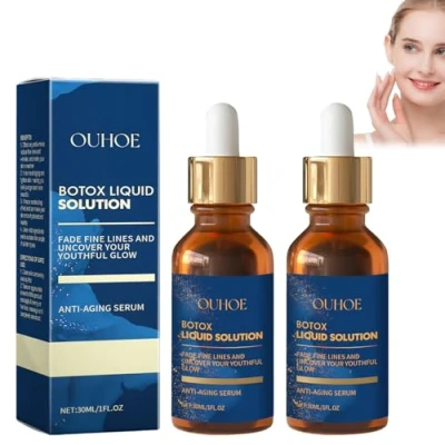 Abbildung von Bo Tox Serum Soforteffekt Gesicht 2PCS,Bo Creme Anti Aging,Serum Aging Reduziert Falten,Serum Stimuliert Kollagen,Geeignet für Alle Hauttypen