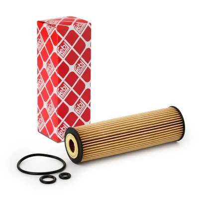 Abbildung von FEBI BILSTEIN 37983 Ölfilter mit Dichtring Filtereinsatz MERCEDES BENZ: E Klasse Limousine, CLK Cabrio, C T modell