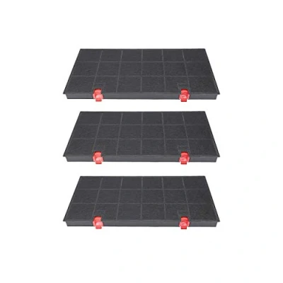 Abbildung von DL pro 3 x Kohlefilter Typ150 DKF24 für AEG Electrolux 9029793669 Whirlpool 484000008580 Bosch 00460450 Dunstabzugshaube