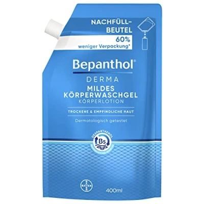 Abbildung von Bepanthol® DERMA Mildes Körperwaschgel, 400ml Nachfüllbeutel 1X400 ml