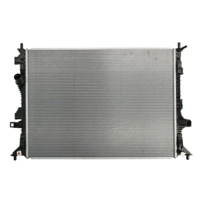 Abbildung von NRF 550264 Kühler, Motorkühlung Aluminium 672 490 16 Kühlrippen gelötet FORD: Focus Mk4 Turnier, Schrägheck