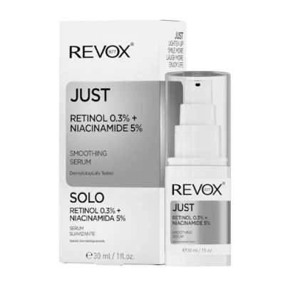 Abbildung von REVOX B77 Just Retinol 0,3 % + Niacinamid 5 %, 30 ml, und Serum, reduziert Falten, verbessert die Elastizität der Haut, stärkt Hautbarriere, fördert Kollagenproduktion