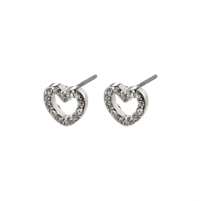 Abbildung von Pilgrim EDIE Recycled STUD Earrings Ohrringe silvercoloured, Damen, Größe: One Size, Silver coloured