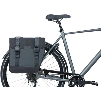 Abbildung von Doppelpacktasche Basil Tour Waterproof XL 35 Liter 34 X 14 Cm Schwarz