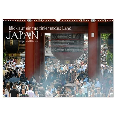 Abbildung von Blick auf ein faszinierendes Land Japan 2025 (Wandkalender DIN A3 quer), CALVENDO Monatskalender