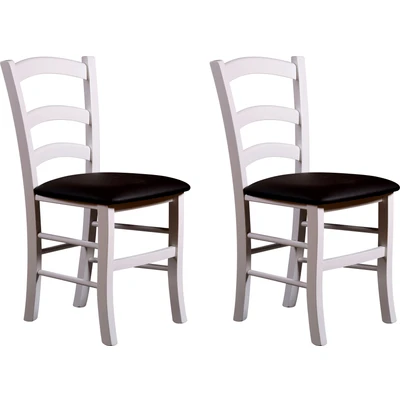 Abbildung von Home affaire Esszimmerstuhl &quot;Super Paesana&quot;, (Set), 2 St., Buche Massivholz mit Kunstlederbezug