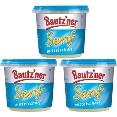 Abbildung von Bautzner Senf 3 X 200 ml mittelscharf Feinschmecker