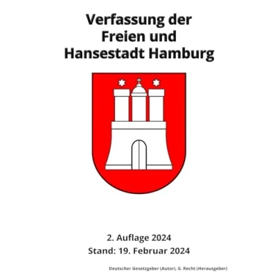 Abbildung von Verfassung der Freien und Hansestadt Hamburg, 2. Auflage 2024: Die Gesetze Hamburg