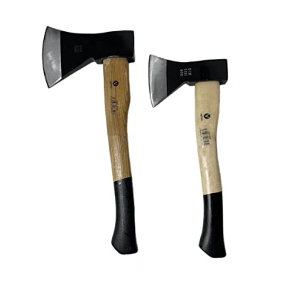 Abbildung von VaGo Tools Axt Beil Gartenaxt Holzstiel 2 tlg Set 600 1000g