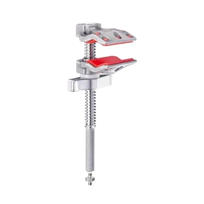 Abbildung von Manfrotto 2&quot; Micro Schraubzwinge mit Backen / 5 cm Öffnungskapazität 25 kg maximale Nutzlast Rändelschaft 1/4&quot; Innengewinde auf Außengewinde Adapter C50MEJ