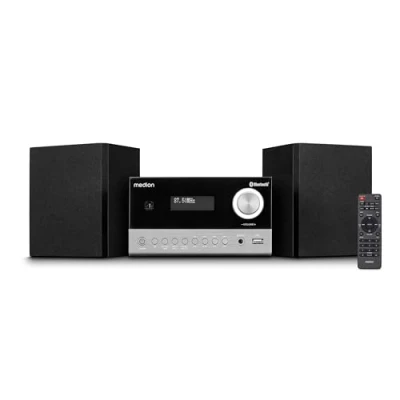 Abbildung von Medion® MEDION MD44090 Micro Audio System DAB+ PLL UKW Radio CD Bluetooth USB (5,00 W)