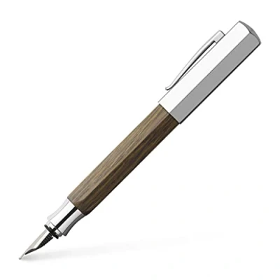 Abbildung von Faber Castell 147583 Füllfederhalter Ondoro Räuchereiche, Feder: B, Schaftfarbe: braun, Füller B