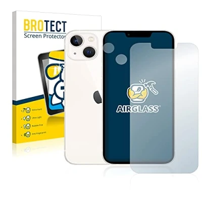 Abbildung von BROTECT Schutzglas für Apple iPhone 13 (Display+Kamera) Schutzfolie Panzer Folie Glas [Extrem Kratzfest 9H, Anti Fingerprint, Ultra Transparent]