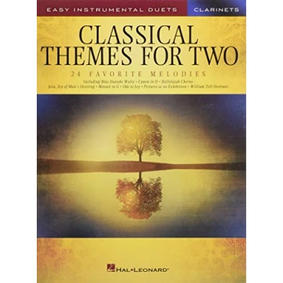 Abbildung von Classical Themes For Two Clarinets : Noten, Sammelband für Klarinette: Easy Instrumental Duets