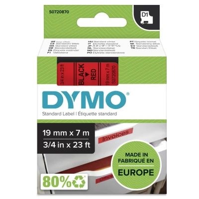 Abbildung von Dymo 45807 (S0720870) (19 mm) Schwarz bis rot Tape