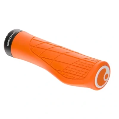 Abbildung von Ergon GA3 Fahrradgriff Ergonomisch mit Mini Wing MTB, All Mountain, Trail Regular Large Juicy Orange