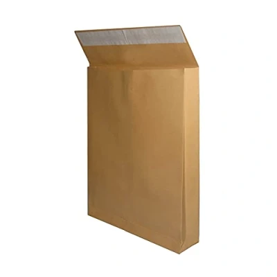 Abbildung von Posthorn Faltentasche 00470329 C4 40mm Klotzbodenhk braun 200 Stück