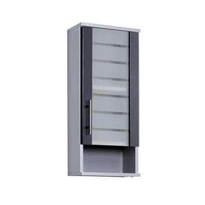 Abbildung von Schildmeyer Hängeschrank Nikosia Breite 30 cm, mit Glastür, hochwertige MDF Fronten, Metallgriff