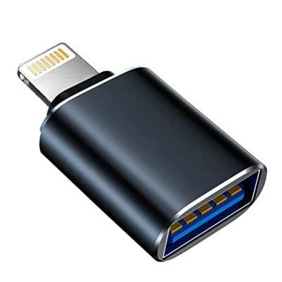 Abbildung von Apple Lightning auf USB Kamera Adapter, 3.0 OTG Kabel für iPhone/iPad zum Anschluss von Kartenleser, Flash Laufwerk, U Disk, Tastatur, Maus, Hubs, MIDI, Plug &amp; Play
