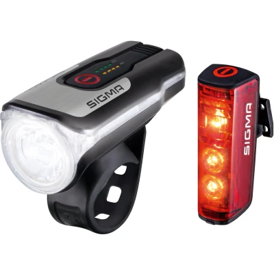 Abbildung von Beleuchtungsset Sigma Aura 80 USB Scheinwerfer + Blaze Powerled Rücklicht