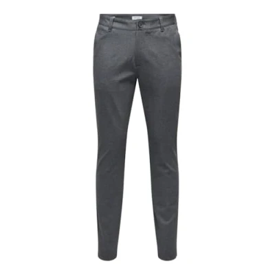 Abbildung von Only &amp; Sons Check NOOS Chino, Herren, Größe: 32x30, Dark navy