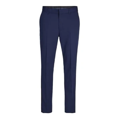 Abbildung von Jack &amp; Jones Premium Franco Smoking Anzughose, Herren, Größe: 52, Medieval blue