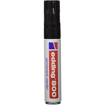 Abbildung von Permanentmarker e 800 EDDING, 4 12mm, schwarz, 5 Stk.