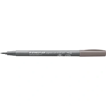 Abbildung von 10 x Staedtler Pigment soft brush pen warmgrau medium