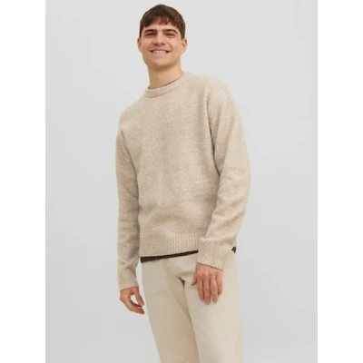 Abbildung von Jack &amp; Jones Jorollie CREW NECK Strickpullover, Herren, Größe: XS, Atmosphere