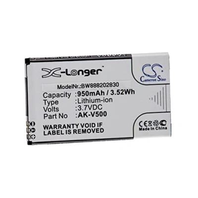 Abbildung von vhbw Akku Ersatz für Emporia AK V500 Handy Smartphone Telefon (950mAh, 3,7V, Li Ion)