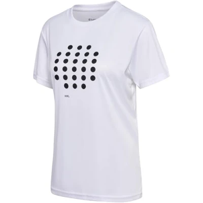 Abbildung von Hummel Hmlcourt Tshirt print, Damen, Größe: 36, White