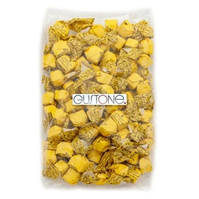 Abbildung von GUSTONE. Tartufi dolci zenzero e cannella 70 Stück je 14g Antica Torroneria Piemontese Trüffel Praline Zartbitterschokolade Ingwer und Zimt 1kg Großpackung als Geschenk