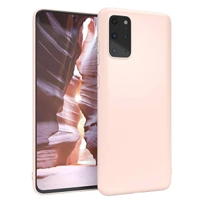 Abbildung von EAZY CASE Handyhülle Silikon mit Kameraschutz kompatibel Samsung Galaxy S20 Plus / 5G in Hellrosa, Rosa, Ultra dünn, Slimcover, Silikonhülle, Hülle, Softcase, Backcover