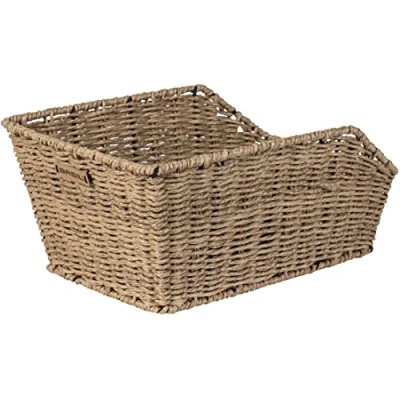 Abbildung von Fahrradkorb Für Hinten Basil Cento Rattan Look 47 X 34 22 Cm Braun