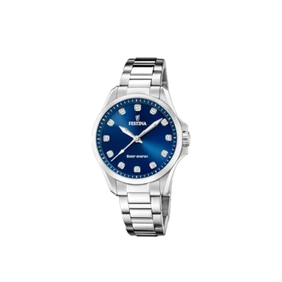 Abbildung von Festina Solaruhr Solar Energy F20654/4, Armbanduhr, Damenuhr, Edelstahlarmband