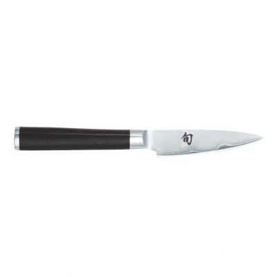 Abbildung von KAI Shun Classic japanisches Officemesser 9 cm Klingenlänge Damastmesser 32 Lagen VG MAX Kern 61 (±1) HRC Pakkaholzgriff Made in Japan Gemüsemesser Schälmesser Spickmesser geschmiedet