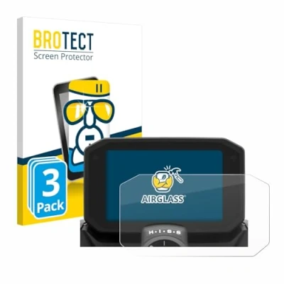 Abbildung von BROTECT Schutzglas für Honda Hornet CB 750 (3 Stück) Schutzfolie Panzer Folie Glas [Extrem Kratzfest 9H, Anti Fingerprint, Ultra Transparent]