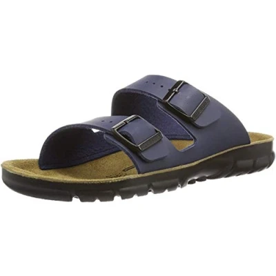 Abbildung von Birkenstock Bilbao Hausschuh, Herren, Größe: 44, Blau Schuhe