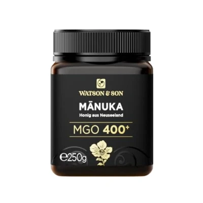 Abbildung von Watson &amp; Son Manuka Honig MGO 400+ 250g Premium Qualität aus Neuseeland
