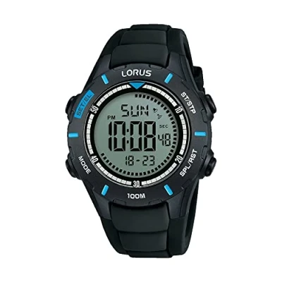 Abbildung von LORUS Chronograph R2367MX9, Armbanduhr, Quarzuhr, Herrenuhr, digital, bis 10 bar wasserdicht
