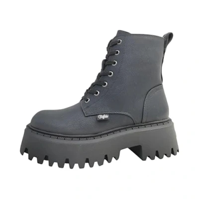 Abbildung von Buffalo Aspen LACE UP WARM Schnürstiefelette, Damen, Größe: 39, Black Schuhe