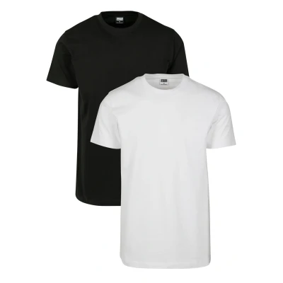 Abbildung von Urban Classics Basic TEE 2 PACK Tshirt basic, Herren, Größe: Medium, Black/white