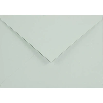 Abbildung von Netuno 25x Umschlag Pastell Grün DIN C6 114x 162 mm 120g Keaykolour Pastel Green Briefkuvert bunt hochwertig farbige Briefhülle nassklebend aus Recycling Papier Öko farbig Natur