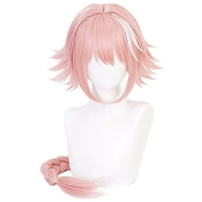 Abbildung von HIROAKIYA Rider Astolfo Wig, Fate Cosplay Wig with Cap
