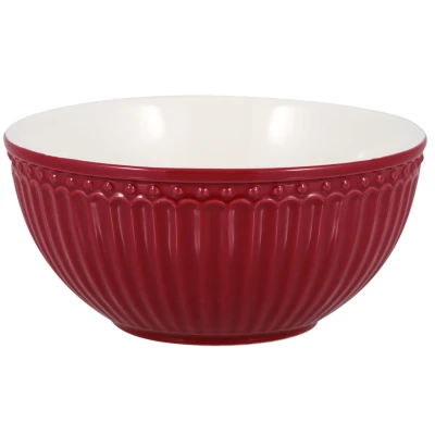 Abbildung von Greengate Alice Müslischale claret red 14 cm