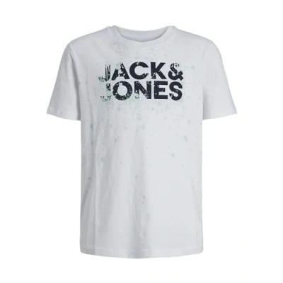 Abbildung von Jack &amp; Jones Jungen Jcosplash SMU Tee Ss Crew Neck Jnr T Shirt, Weiß, 152