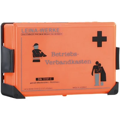 Abbildung von Leina Werke 20003 Erste Hilfe, Verbandskasten und Zubehör Verbandkasten mit Inhalt orange