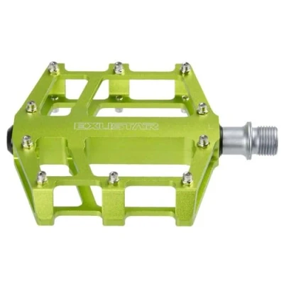 Abbildung von Exustar Plattform Pedal, Design Aluminium Körper, CNC CrMo Achse E PB 525, grün, , 13113511